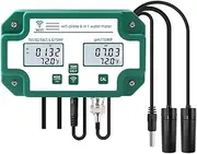 YXCMD WiFi Smart Water Quality Monitor, S.G/PH/EC/CF/Salt/TDS/ORP/Temperature Rechargeable Digital Water Tester for Aquariums Pool Hydroponics, Water Sources, Aquarium