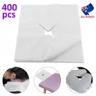 AU 400pcs Beauty Salon Disposable Face Pad Bed Table Face Hole Cover Massage SPA