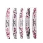 5pcs/set Nail Art File Professional Polishing Sandpaper Dual Ended Flower Buffer