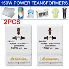 1/2pcs Voltage Converter 110V 120V to 220V 240V Step Up Down Transformer Adapter