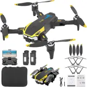 Drone with 4K HD Camera for Beginners and Kids, Foldable RC Quadcopter Drone wit