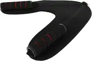 BELLIFFY Abdominal Strap Handle Belt Resistance Bands Fitness Resistance Belt Abdomen Exerciser Sports Training Equipment Assisted Pull up Bands Core Muscle Trainer Black Foam