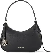 [BOSTANTEN] Crescent Shoulder Bag for Women Trendy Crossbody Hobo Purse Vegan Leather Clutch Handbag Adjustable Strap