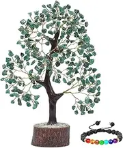 Green Aventurine - Natural Aventurine Crystal - Artificial Trees - Crystal Money Tree - Spiritual Home Decor - Christmas - Money Tree - Spiritual Gifts - Living Room Décor - Green Decor
