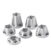 For T4 SCX10 D90 1/10 RC Car 1.9" 2.2" Wheel Hex Hub Extension Adapter