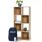 8 Cube Storage Shelf DIY Cabinet Cupboard Organizer Bookshelf Display Unit