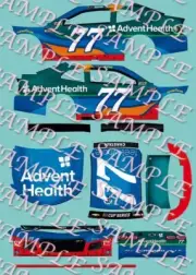 2020 Ross Chastain AdventHealth Daytona500 1/64 Peel And Stick DecalSet
