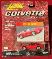 JOHNNY LIGHTNING CORVETTE COLLECTION 1998 CORVETTE RED . SEE COMBINED OFFERS!