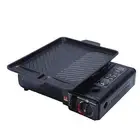 Barbecue Grill Pan Griddle Grill Plate Omelette Pan Portable for Picnic Home