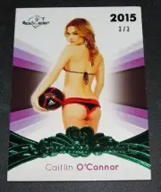 2015 Benchwarmer CAITLIN O'CONNOR Signature #102 Green Foil/3 Entourage PLAYBOY