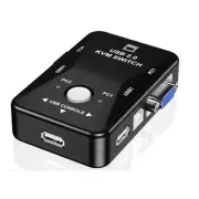 USB 2.0 KVM Mouse Switcher Keyboard VGA Splitter Box Sharing Switch USB KVM2865