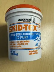 TWO Zinsser SKID-TEX Non-skid Paint Additive 1 LB