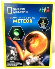 Nat'l Geographic Glow-In-The-Dark Meteor Ball Science Kit Hands On Learning NIB
