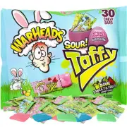 Warheads Sour Taffy Egg Fillers Assorted Fruity Flavors 6.34 Ounces