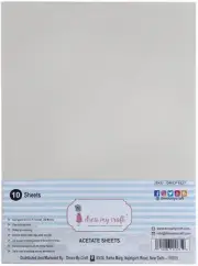 Dress My Craft Acetate Sheets A4 10/Pkg-250 Microns DMCP1827