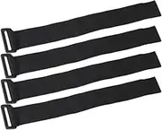 EXAOMBLE 4Pcs Durable Nylon Sticky Straps Convenient Hook and Loop Tape for Home Organization Lightweight Cable Management Straps Easy to Use for Tying and Securing Items