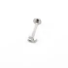 16 Gauge Internally Threaded Labret Jewelry with Anchor Design Labret Piercings