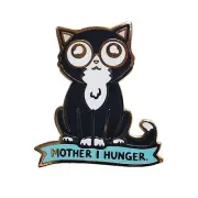 Hungry Tuxedo Cat Golf Ball Marker with Magnetic Hat Clip
