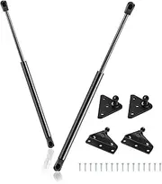 Euplokeer Qty (2) GSNI-2300-70 20in 70lb/311N Universal Gas Strut Spring with Mounting Bracket-ML14-70 Shock Lift Support for RV Bed, Pickup Truck Cap Bed Tonneau Cover, Tanning Bed, Boat Hatch
