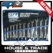 SP Tools Spanner Set 12 Piece SAE Imperial 0° Offset Geardrive SP10262