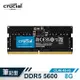 美光 Crucial NB-DDR5 5600/8G筆記型RAM(CT8G56C46S5)