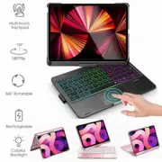 For iPad 7/8/9/10th Gen Air 5 Air 4 Pro 11" Smart Case Touchpad Keyboard Cover