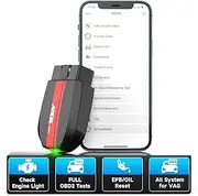 ANCEL BD500 Bluetooth Diagnostic Scan Tool for VW Audi Seat Skoda Diagnosis, Full Systems Volkswagen OBD2 Scanner Vag Car Code Reader with Battery Check EPB Reset for iPhone, iPad & Android