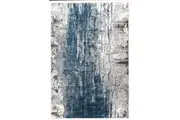 Roxana Distressed Timeless Rug Blue Grey White