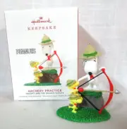 Hallmark 2019 Snoopy And the Beagle Scouts Ornament ~ Archery Practice
