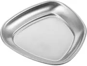 Nail Tray Nail Tools Nails Clear Nail Polish Nail Oil Clear Storage Tray Nail Brush Holder Small Clear Containers with Lids Nail Polish Storage Stainless Steel Silver