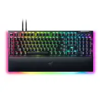 在飛比找順發線上購物優惠-RaZER 雷蛇 黑寡婦蜘幻彩版V4 Pro綠軸有線電競鍵盤