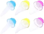 [Gadpiparty] 6Pcs Practical Mesh Pouch Hair Filter Bags for Washing Machines Durable Cleaning Ball Bags Lint Catcher and Fluff Remover for Laundry Convenient Household Supplies