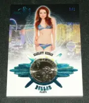 2020 Benchwarmer SCARLETT KEEGAN Vegas Baby DOLLAR SLOTS Ice Blue #1/1 PLAYBOY