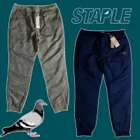 在飛比找蝦皮購物優惠-「滾青店」美國滑板品牌Staple 鴿子刺繡 暗紋 縮口褲 