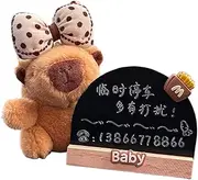 Temporary Stop Number Plate - Car Dashboard Temporary Stop Sign Number Plate,Auto Interior Decor Parking Phone Number Card for Car, SUV, Truck Convertible Car