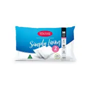 2pc Tontine Simply Living Pillow Medium Profile