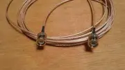 US MADE RG-316 BNC male to BNC male RF Pigtail Coax Jumper Cable 100 ft