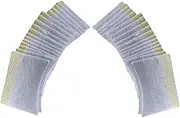 Generic 40pcs Eyelash Removal Eye Patch Clear Mascara for Eyelashes Volume Eye Stickers Eyelash Mascara Eye Lashes Eye Gel Pads Gel Eye Pads for Lash Extensions Non-woven Fabric White