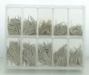 1000pcs Watch PINS SPRING BARS Band Strap Link 10-22m Repair Kit Stainless Steel