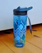 Genuine Camelbak Eddy + Tritan Water Bottle, 20oz, Diamond Border, Brand New