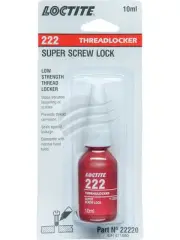 Loctite 222 Threadlocker Low Strength Purple 10ml (471660)