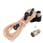 FM Dipole Antenna Indoor 75 Ohm F/TV for Yamaha Sony Natural Stereo Receiver