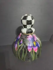 My Own Checkerboard 9" Inspired Hand-Painted Glass Pendant Hanging Light Shade