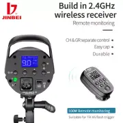 JINBEI DMII-3/4/5/6 GN66 Studio Flash Light Speedlite Light for Sony Canon Nikon