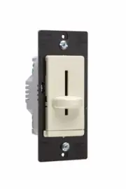 Pass & Seymour® Dimmer Switch LS SERIES LOW-VOLTAGE SLIDE DIMMER, LIGHT ALMOND 1