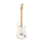 Squier FSR Sonic Stratocaster Electric Guitar w/White Pickguard, Maple FB