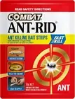 Combat Ant-Rid Bait Strips, with Fast Kill Action, Insecticides, 10G, 10 Pack
