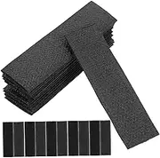 HOODANCOS 50Pcs Double Sided Adhesive Strips with for Shoes Durable Rug Tapes Strong Self Adhesive Sticky Strips for Home and Crafts and Organization