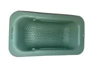 Extendable Over the Sink Colander with Silicone sponge & silicone sink strainer