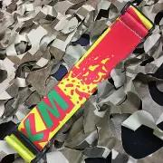 NEW KM Paintball Universal Mask Goggle Racing Strap - Rasta (Yellow/Red/Green)